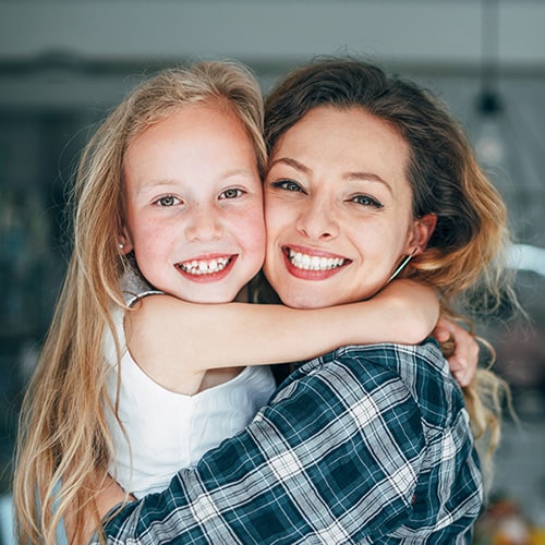 image of a beautiful mother daughter Smithtown Orthodontics in Smithtown, NY